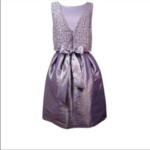 R&M Richards Lace Popover Dress
